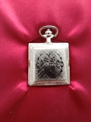 Orologio da taschino e da collo vintage con fiori