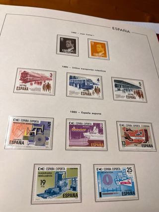 Álbum España 1978-1984 Sellos