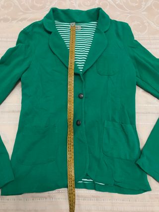 Americana blazer verde botones