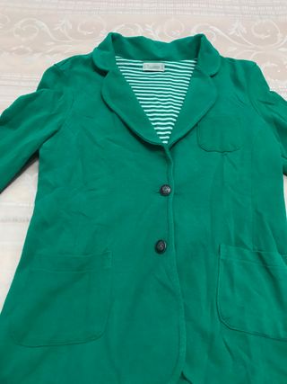 Americana blazer verde botones