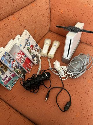 Nintendo Wii Consola + Juegos y Accesorios