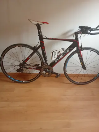 Bicicleta  triatlon cuadro de aluminio talla M