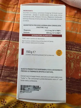 Magnesio & Potassio Lemonact - Apoteca Natura