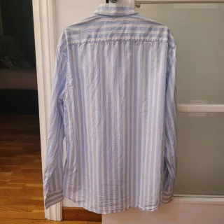 Camisa Pedro del Hierro Rayas Azul y Blanco