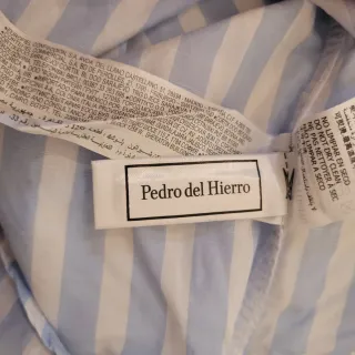 Camisa Pedro del Hierro Rayas Azul y Blanco