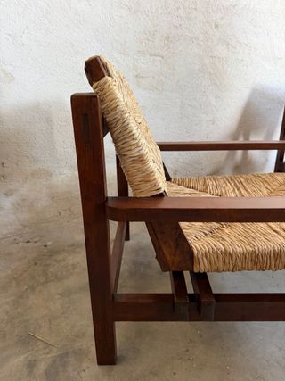 Sillones de Rattan y Madera
