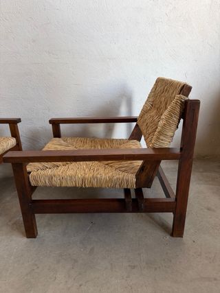 Sillones de Rattan y Madera
