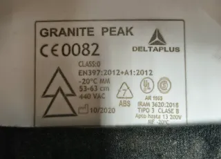 Elmetto Delta Plus Granite Peak