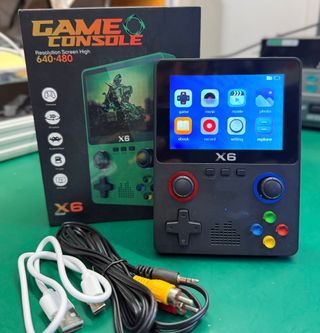 Consola Portátil X6 Retro LCD 3.5 MP3/MP4 TV