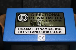 Watímetro Coaxial Dynamics 83050