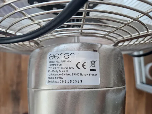 Ventilador Aerian AFP50IX