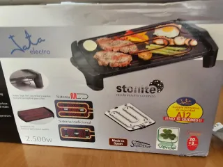 Parrilla Eléctrica Jata 2500W Stonite Nueva