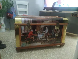 Baúl de almacenamiento vintage