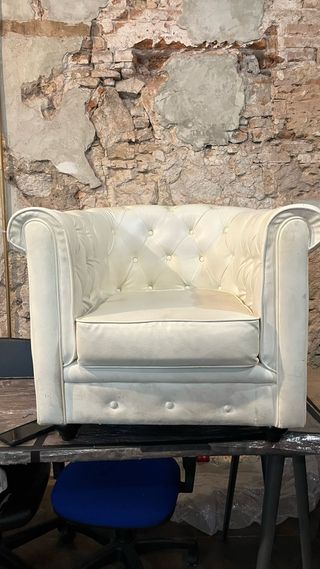 Sillón Chesterfield Beige