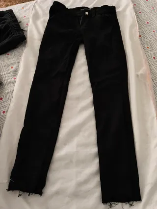 Pantalones verde oliva con cinturón