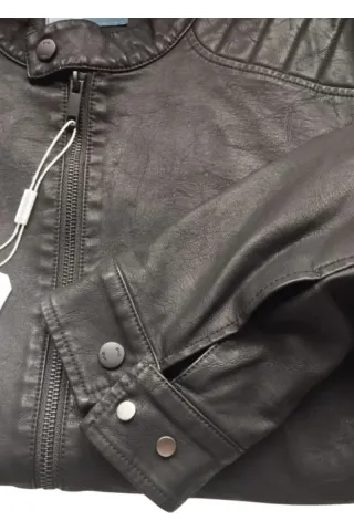 Chaqueta negra efecto piel NUEVA con etiqueta