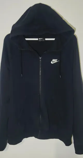 Sudadera Nike Negra con Cremallera