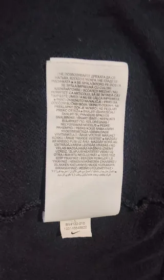 Sudadera Nike Negra con Cremallera