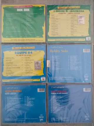 Lotto 6 CD musica italiana 🇮🇹