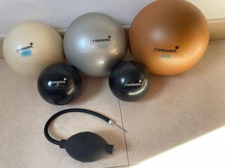 Kit 5 Pelotas Yamuna Body Rolling + Inflador