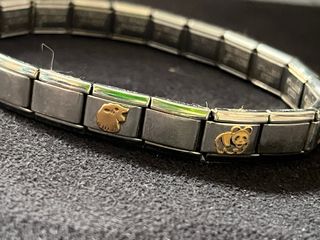 Bracciale in acciaio con nome IVAN