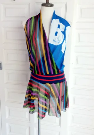 Original Vestido Serigrafía, Nuevo.