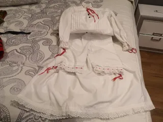 Traje Regional Asturiana niña 5-6 años ajustable