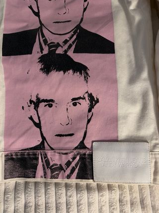 Chaqueta vaquera Calvin Klein Jeans blanca