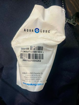 Traje neopreno Aqualung 0.5mm