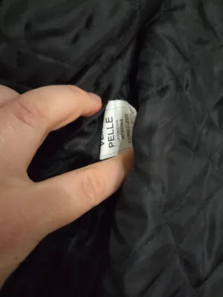 Cappotto donna in pelle nero MASTERPELLE