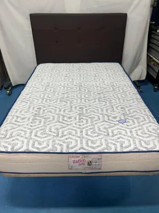 Base tapizada + Colchón 135x190