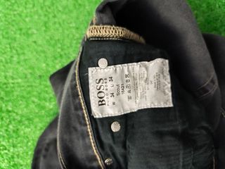 Pantalon Hugo Boss Color Negro W34 L34 Talla M.