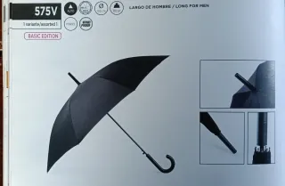 Paraguas Vogue Negro Automático