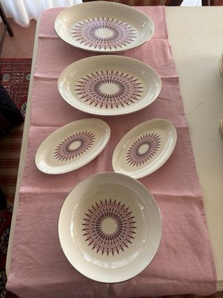 Preciosa vajilla vintage de San Claudio