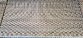 Sofá esquinero exterior tejido y tela