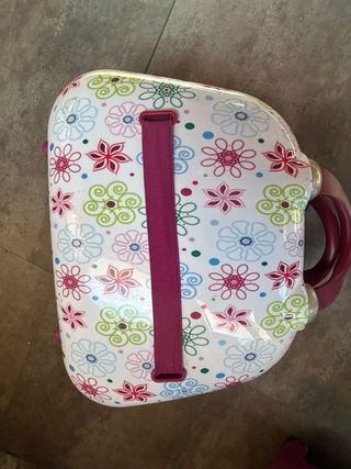 Maleta infantil con estampado floral