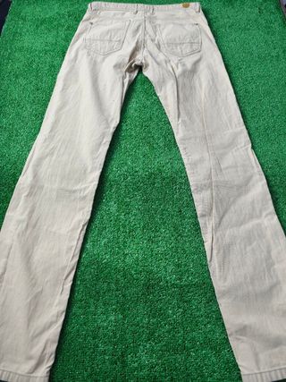 Pantalon Massimo Dutti Color Beige Talla M.