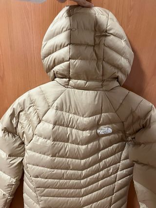 Chaqueta The North Face capucha beige Talla XS