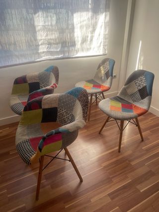 4 Sillas y Sillones Patchwork
