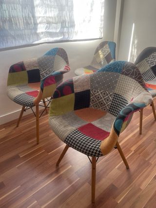 4 Sillas y Sillones Patchwork
