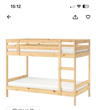 Literas de madera Ikea