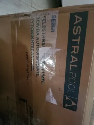 Astralpool BOMBA SENA 1 CV MONO, Plástico, negra.