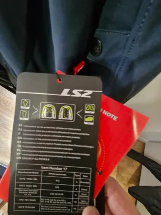 Chaqueta Moto LS2 Bolton Azul Talla XL