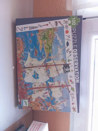 Puzzle Djeco 100 piezas Barco Pirata