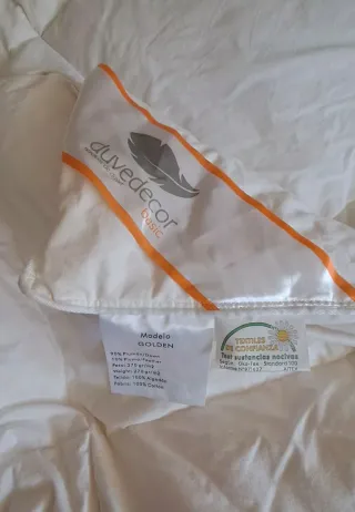 Edredón Nórdico cama de 150cm 90%plumón 10% pluma.