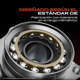 Frankberg Kit de rodamientos de ruedas Eje trasero