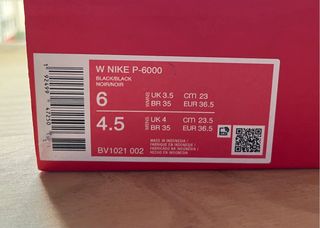 Zapatillas Nike P6000 Negras Talla 36