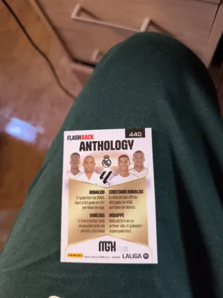 Carta Fútbol Panini Flashback Anthology 25-26