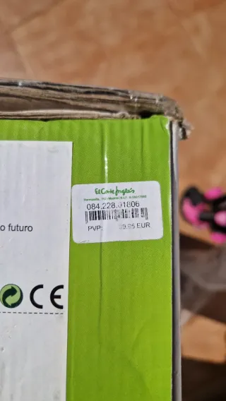 Patinete de 3 ruedas Fliker A3 air negro y rosa.