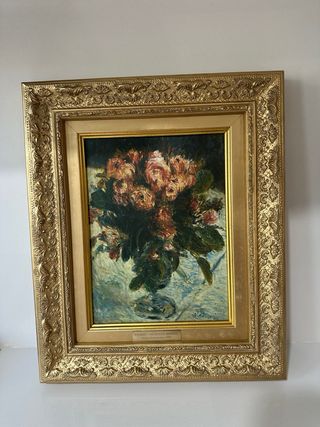 Cuadrados antiguos Flores Van Gogh